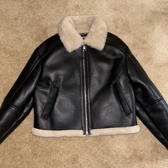 Karl Lagerfeld Black Jacket with Cream Collar